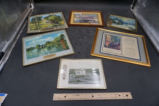Advertising Thermometers (Sioux Falls, Lyons, Schindler, Akron & Scotland)