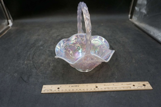 Fenton Basket W/ Handle