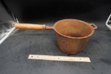 Wooden Handled Pot