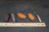 3 Pocket Knives & 2 Lighters