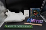 St. Patrick'S Sign, Home Sign, Holiday Cheer Plates, Lucky Sign & Sweater