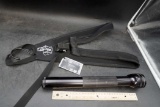Police Vest Shape Hanger And Carrier & Flashlight