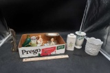 Planter, Vase, Canister, Figurines, Creamer & Compote