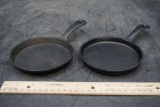 2 - Small Cast Iron Skillets
