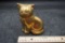 Brass Cat Figurine