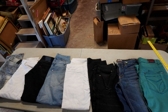 8 Pairs Of Pants (Assorted Sizes)