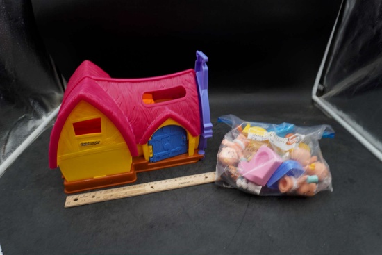 Little People Playhouse & Figurines
