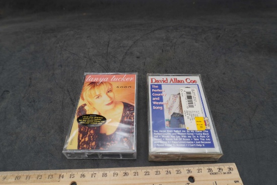2 Cassette Tapes - Tanya Tucker & David Allan Coe