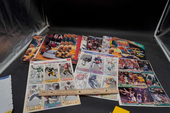 Sports Magazines & Card Sheets