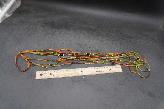 Sterling Silver Clasp Beaded Necklace