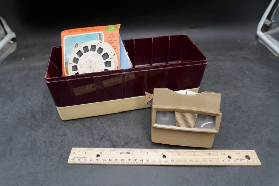 Sawyer'S View-Master Viewer, Reel & Box