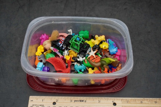 Plastic Food Storage Container W/ Toys
