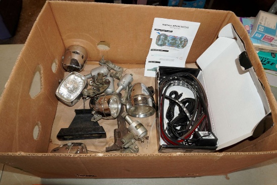 Lights, Pipe Wrench & Led Flashlights