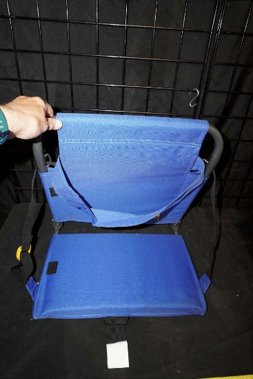 G.C.I. Outdoor Blue Stadium Chair
