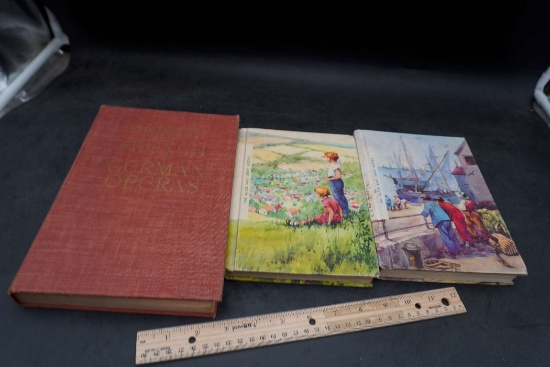 3 Books - The Alice And Jerry Books & French And German Operas