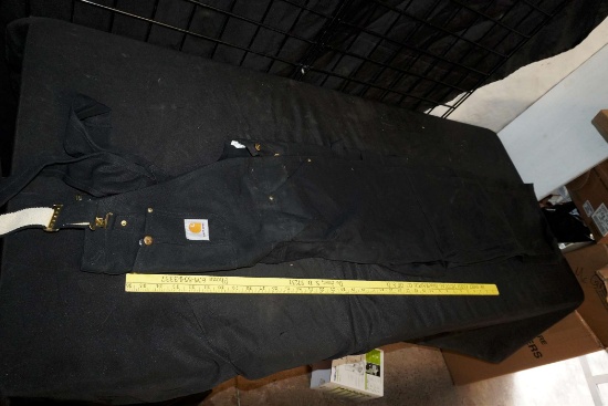 Black Carhartt Bibs (Size 40 X 32)