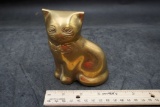 Brass Cat Figurine