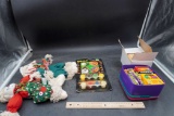 Pumpkin Paint, Crayons, Popsicle Sticks & Dog Dolls
