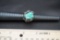 Sterling Silver Blue/Green Stone Ring