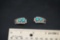 Sterling Silver Turquoise Jewelry Pieces (2)