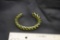 Adams Glass Bracelet (Colors Are Black & Yellow/Green)