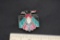 Sterling Silver Turquoise & Coral Thunderbird