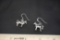 Sterling Silver Horse Earrings