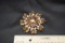 Huge Rhinestone Brooch