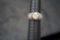 Sterling Silver Ring W/ White Stones