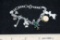 Beau Sterling Silver Charm Bracelet