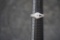 Sterling Silver Ring W/ White Stones