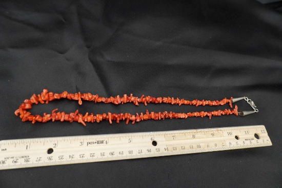 Sterling Silver Coral Earrings