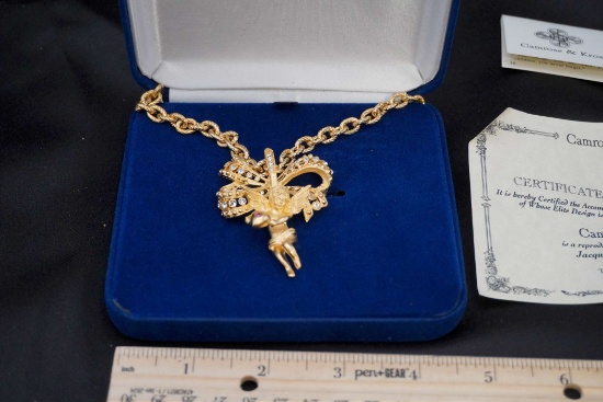 Jacqueline Kennedy Camrose & Kross Necklace W/ C.O.A.