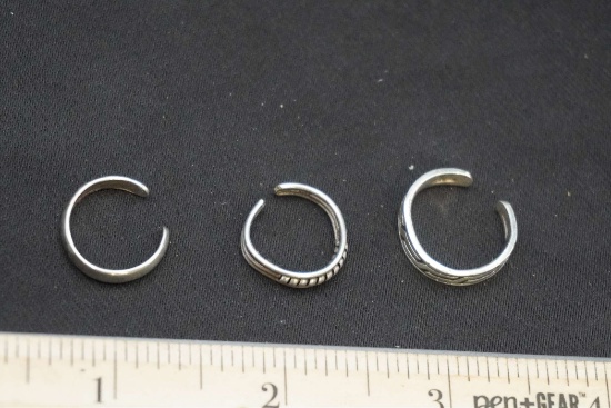 Sterling Silver Toe Rings