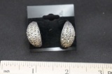 Sterling Silver Marcasites Earrings