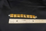 Vintage Painted Bone Asian Bracelet