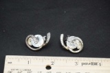 J. Jansen Clip Earrings
