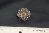 Sterling Silver Flower Brooch
