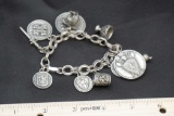 Medieval Themed Charm Bracelet