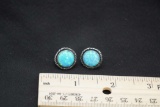 Opal Sterling Silver Earrings