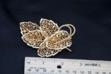 Judy Lee Leaf Brooch