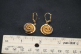 Sterling Silver Swirl Earrings
