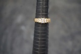 Sterling Silver Ring W/ White Stones