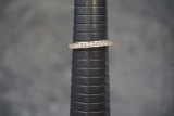 Sterling Silver Ring W/ White Stones