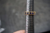 Sterling Silver Ring W/ Blue Stones