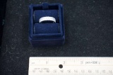 Stauer Sterling Silver Ring W/ White Stones