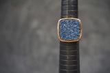 Bronze Milor Italy Blue Sparkle Ring