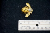 Sterling Silver Bee Brooch