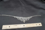 White Stone Necklace (Missing 1 Stone)