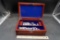 Wooden Display Box W/ Steel Wheat Pennies